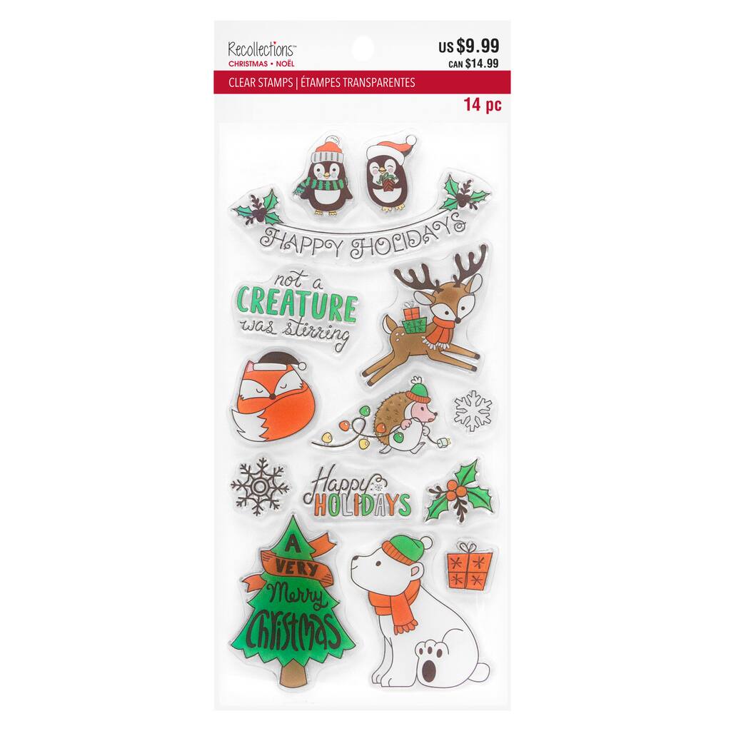 Christmas Animals Clear Stamps By Recollections Michaels